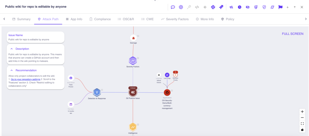 OX Active ASPM - Attack Path Analysis